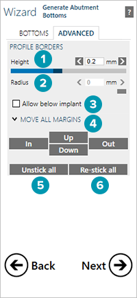 abutment bottoms advanced