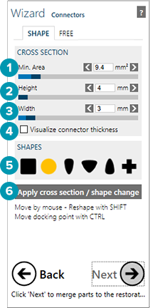 connectors shape