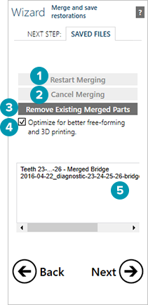 merge and save restorationq