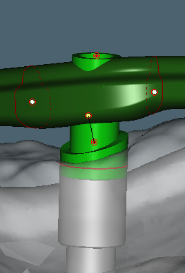 tilting cylinder collar